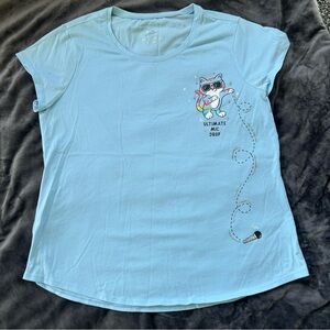 Justice girls glitter graphic shirt size 22 plus